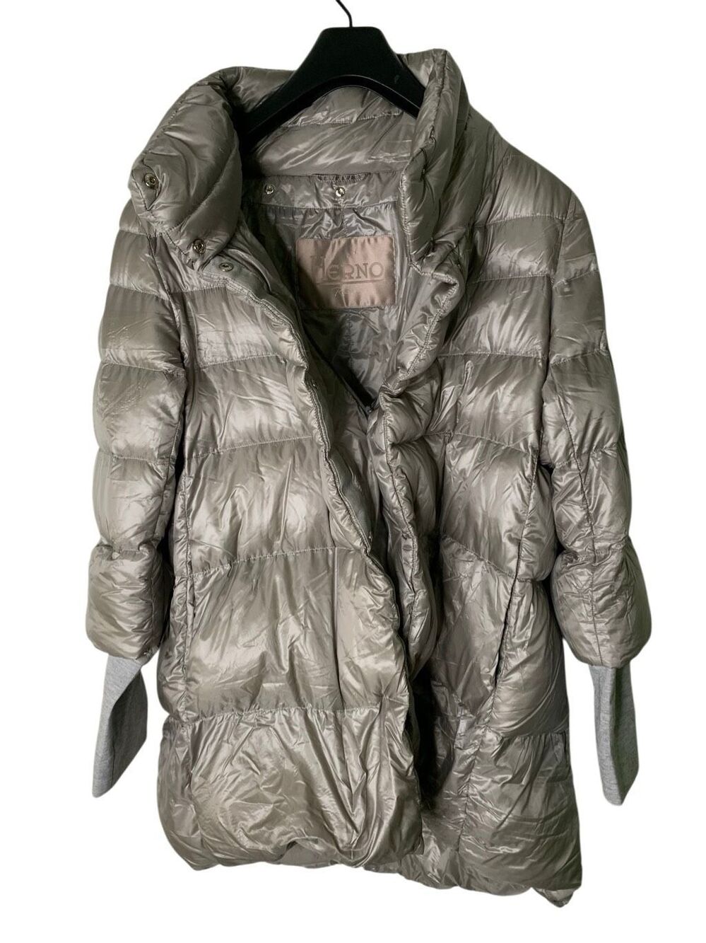 Herno resort plumino donna medio half coat puffer fall winter women's size 46
